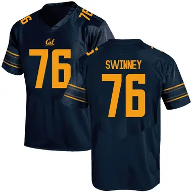 Men's Game Bastian Swinney California Golden Bears Football College Jersey - Navy