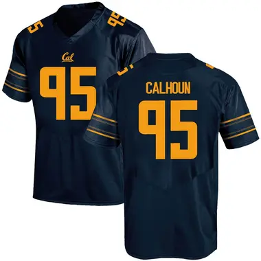 Men's Replica Akili Calhoun California Golden Bears Football College Jersey - Navy